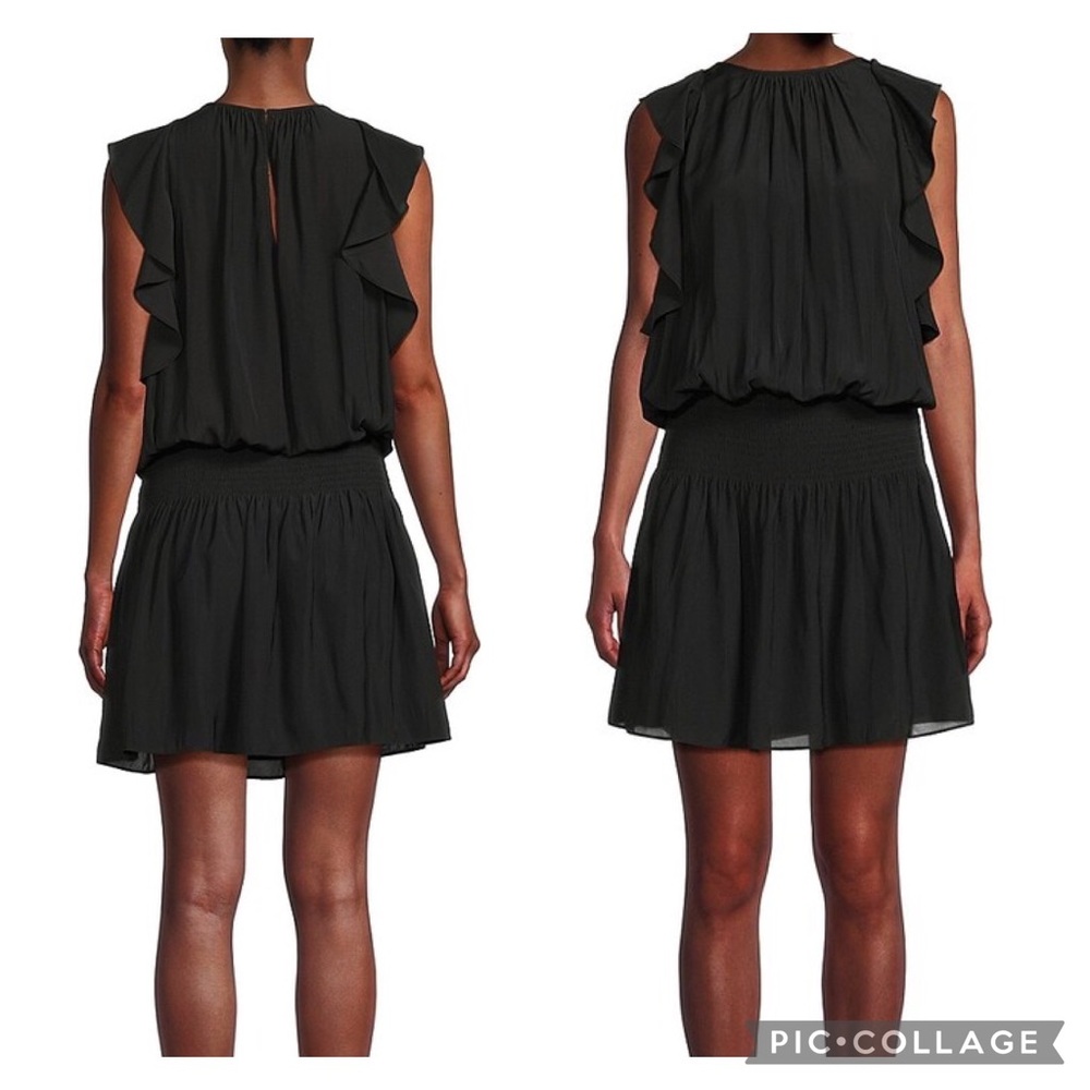 NWOT Ramy Brook Rembi Shirred Blouson Dress